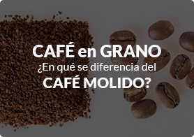 Cafe en Grano diferencia Cafe Molido